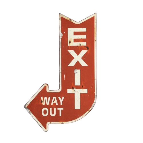 exit sign